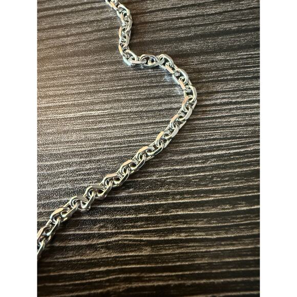 Authentic FENDI Silver & Gold Pendant with Repurposed Necklace - Picture 4 of 7